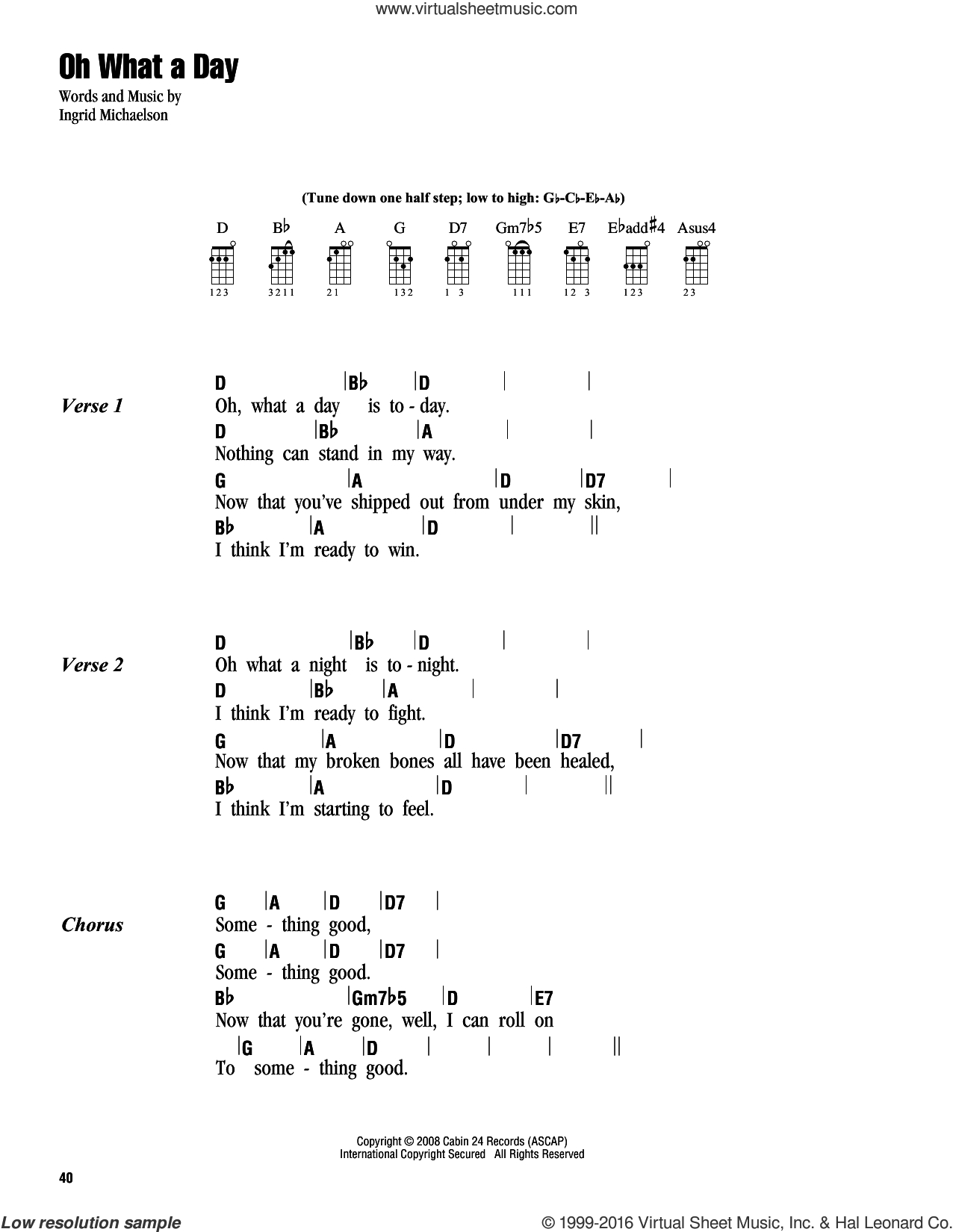 The Way I Am Chords Michaelson Oh What A Day Sheet Music For Ukulele Chords Pdf