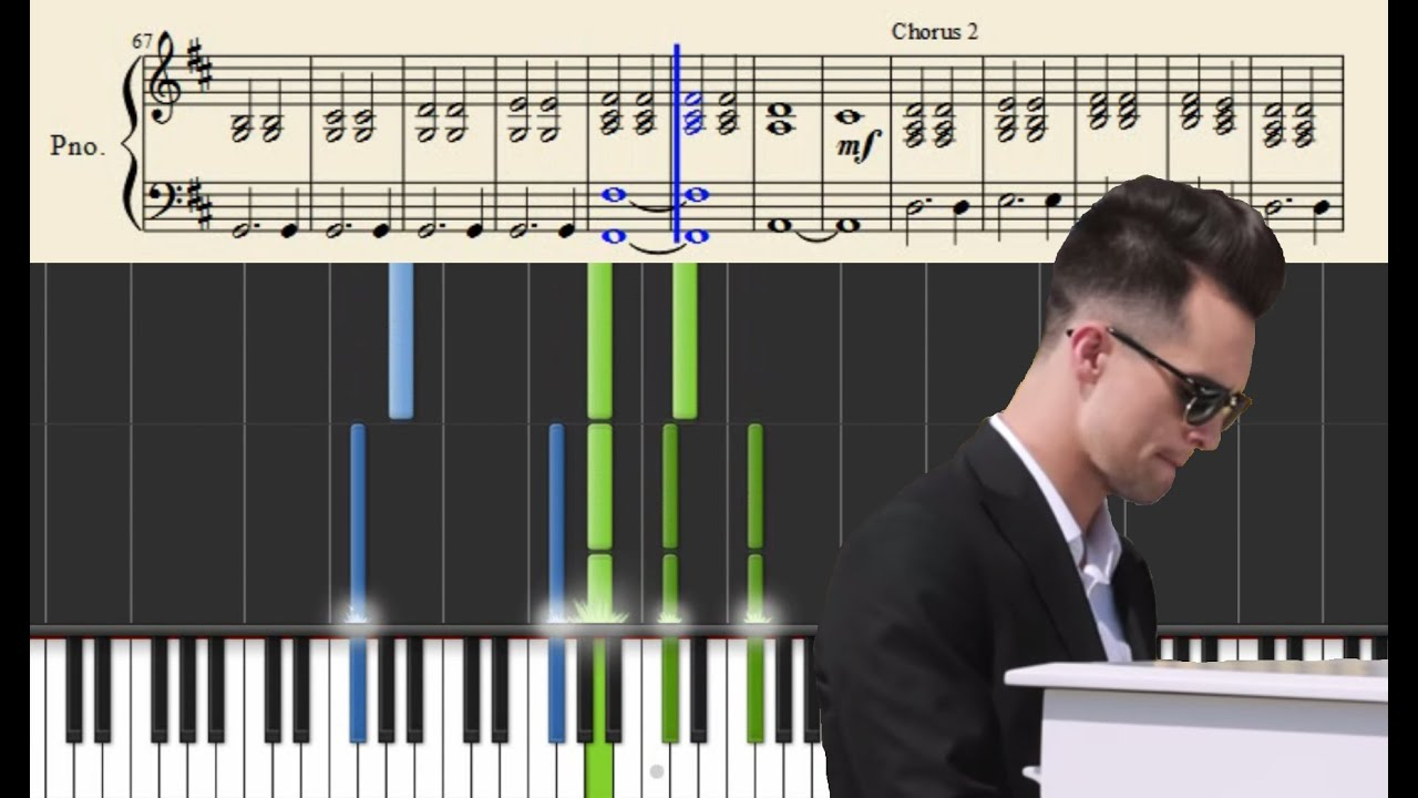 This Is Gospel Chords Panic At The Disco This Is Gospel Piano Version Tutorial Sheets