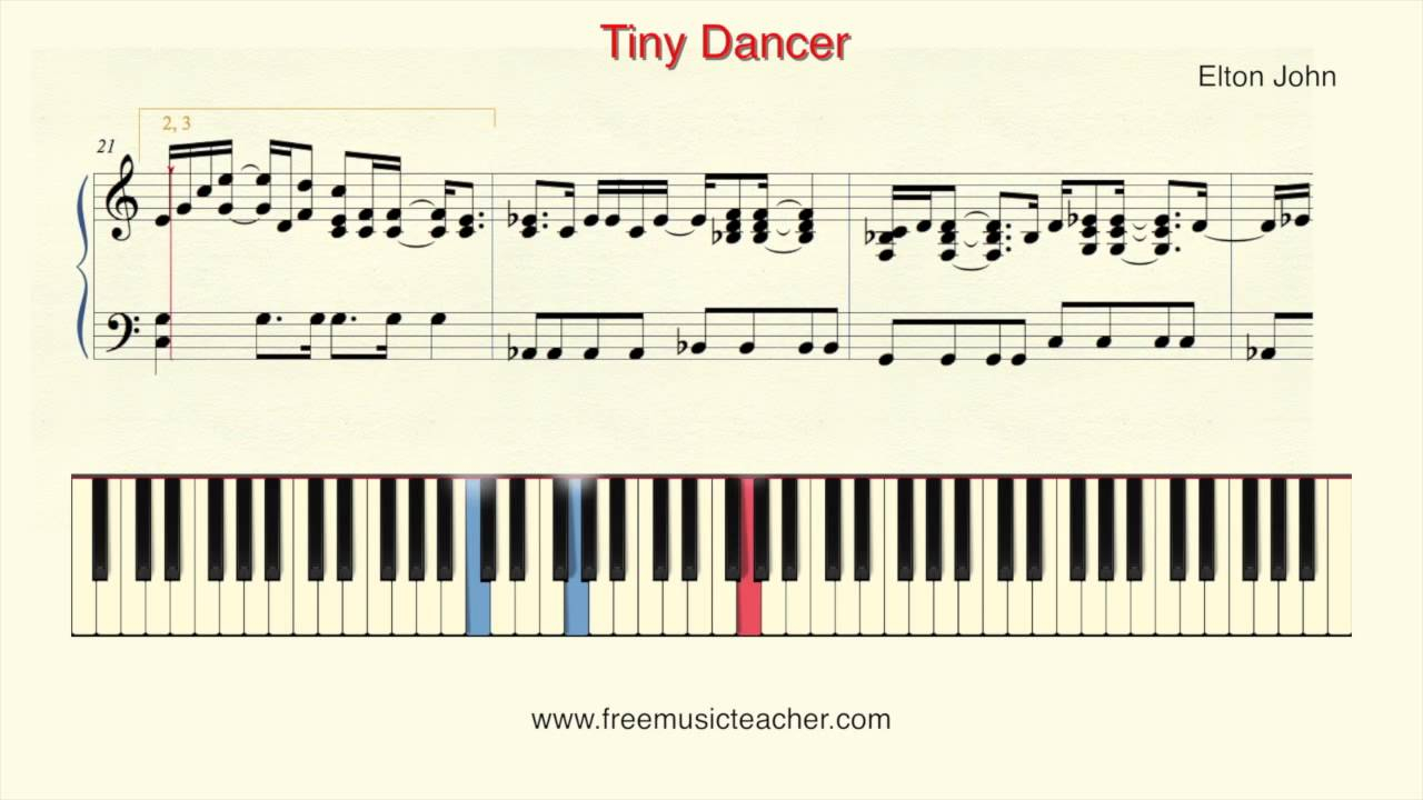 Tiny Dancer Chords How To Play Piano Elton John Tiny Dancer Piano Tutorial Ramin Yousefi
